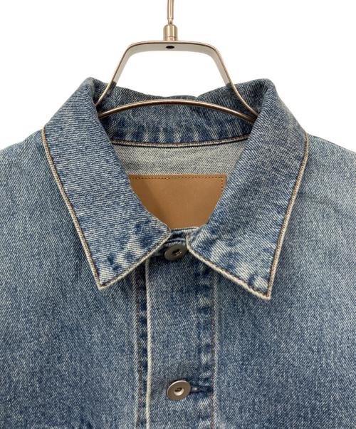 EVERYDAY I LIKE.（エヴリデイ アイ ライク）EVERYDAY I LIKE. (エヴリデイ アイ ライク) クロップド デニム ジャケット インディゴ サイズ:Fの古着・服飾アイテム