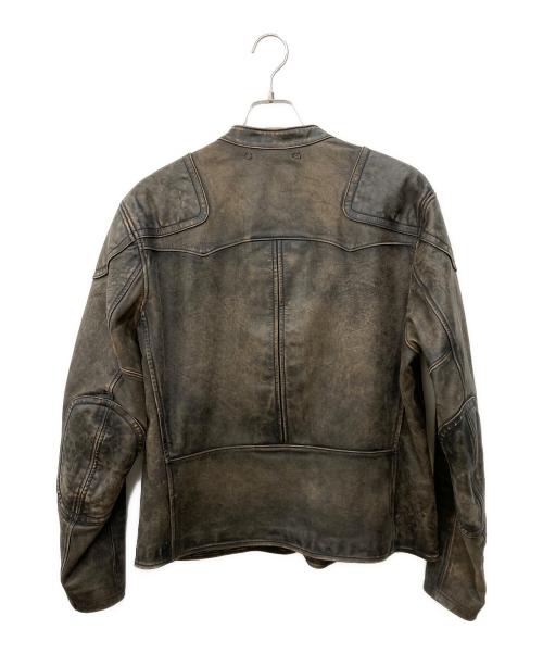 RRL（ダブルアールエル）RRL (ダブルアールエル) ライダースジャケット ブラウン サイズ:Lの古着・服飾アイテム