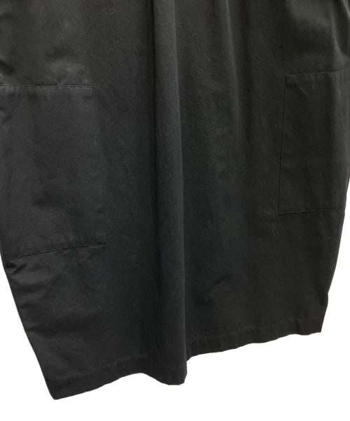 Atelier d'antan（アトリエダンタン）atelier d'antan (アトリエダンタン) ギャザーネックコットンワンピース ブラック サイズ:SIZEFREEの古着・服飾アイテム