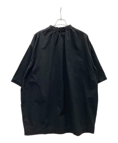Atelier d'antan（アトリエダンタン）atelier d'antan (アトリエダンタン) ギャザーネックコットンワンピース ブラック サイズ:SIZEFREEの古着・服飾アイテム