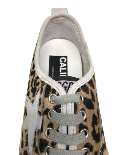 GOLDEN GOOSE（ゴールデングース）GOLDEN GOOSE (ゴールデングース) レオパードハラコローカットスニーカー ベージュ サイズ:36の古着・服飾アイテム