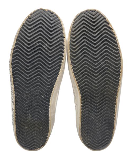 GOLDEN GOOSE（ゴールデングース）GOLDEN GOOSE (ゴールデングース) 落書きプリントローカットスニーカー グレー サイズ:23.5の古着・服飾アイテム