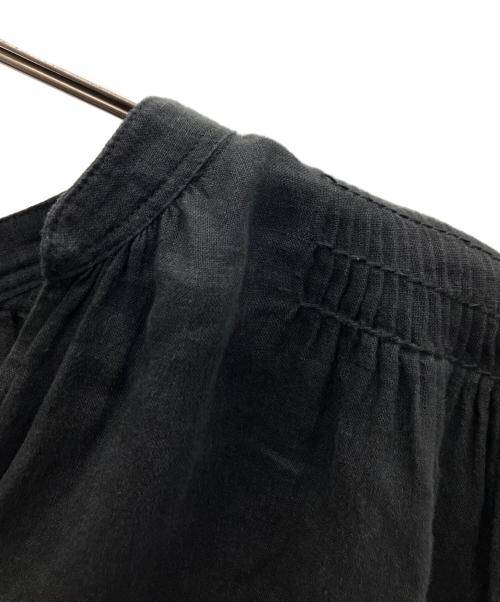 CAFUNE（カフネ）CAFUNE (カフネ) リネンスキッパー7分袖ワンピース ブラック サイズ:SIZE38の古着・服飾アイテム