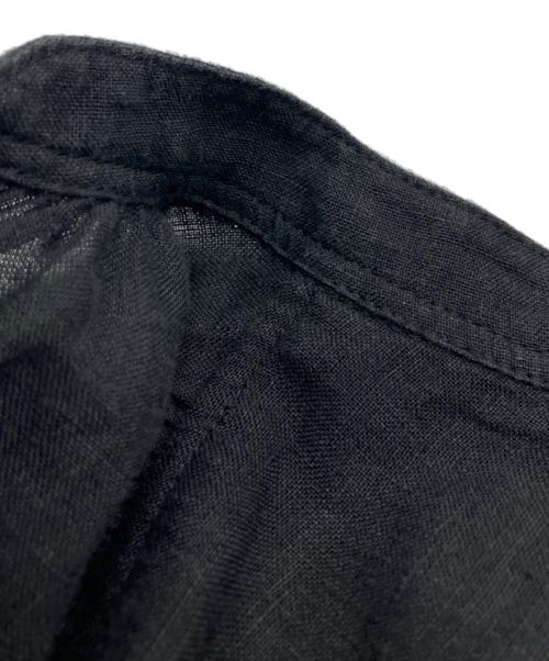 CAFUNE（カフネ）CAFUNE (カフネ) リネンスキッパー7分袖ワンピース ブラック サイズ:SIZE38の古着・服飾アイテム
