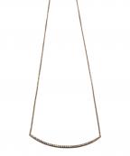 STAR JEWELRYスタージュエリー）の古着「DIAMOND LINE NECKLACE ダイヤモンドラインネックレスネックレス」
