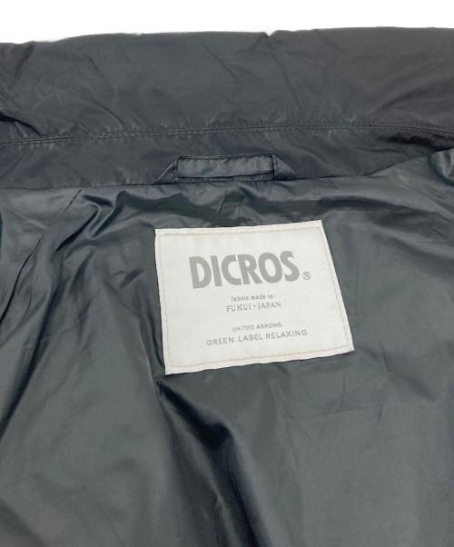 green label relaxing（グリーンレーベルリラクシング）green label relaxing (グリーンレーベルリラクシング) DICROSバルーンダウンブルゾン ブラック サイズ:XLの古着・服飾アイテム