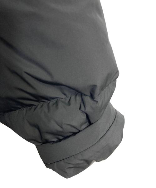 PaDD（パッド）PaDD (パッド) ショートダウンジャケット　オーバーサイズ　アウター　ダブルジップ ブラック サイズ:Lの古着・服飾アイテム
