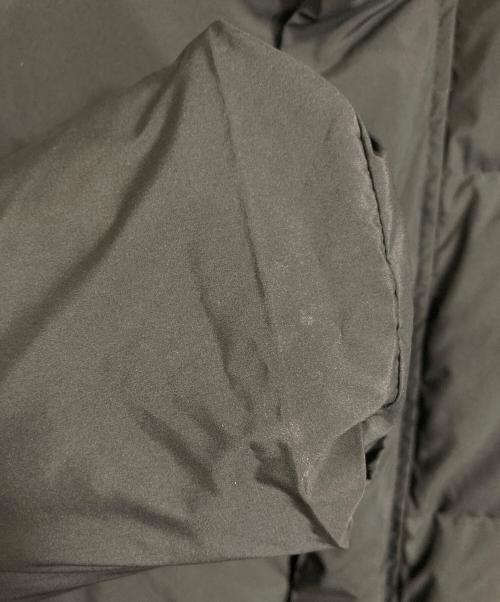 PaDD（パッド）PaDD (パッド) ショートダウンジャケット　オーバーサイズ　アウター　ダブルジップ ブラック サイズ:Lの古着・服飾アイテム