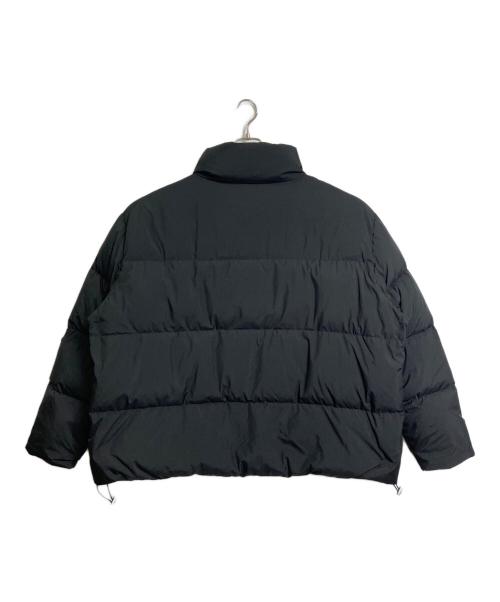 PaDD（パッド）PaDD (パッド) ショートダウンジャケット　オーバーサイズ　アウター　ダブルジップ ブラック サイズ:Lの古着・服飾アイテム