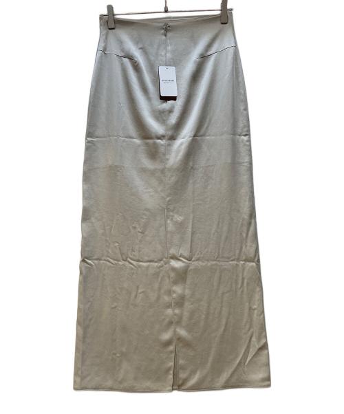 Plage（プラージュ）Plage (プラージュ) スラックスサテンスカート グレー サイズ:36 未使用品の古着・服飾アイテム