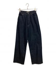 YANUK（ヤヌーク）の古着「別注 JOAN OWI ルーズストレートデニム」｜インディゴ