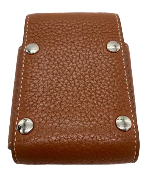 HERMES（エルメス）HERMES (エルメス) エテュイカルトPM ブラウンの古着・服飾アイテム