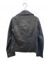 Cinquanta (チンクワンタ) ラムレザーライダースジャケット ブラック サイズ:36：20000円
