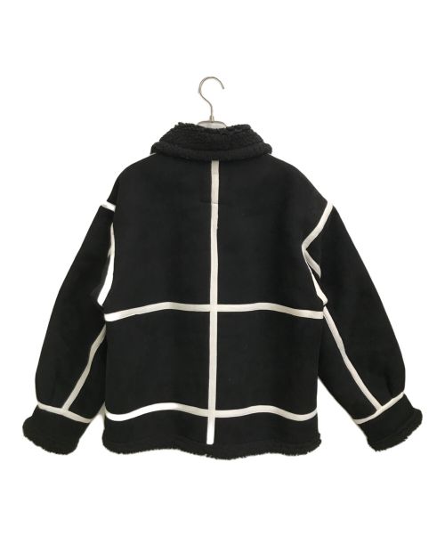 BEDWIN &THE HEARTBREAKERS（ベドウィンアンドザ ハートブレイカーズ）BEDWIN &THE HEARTBREAKERS (ベドウィンアンドザ ハートブレイカーズ) TYPE B3 FAKE MOUTON JACKET ブラック サイズ:2の古着・服飾アイテム