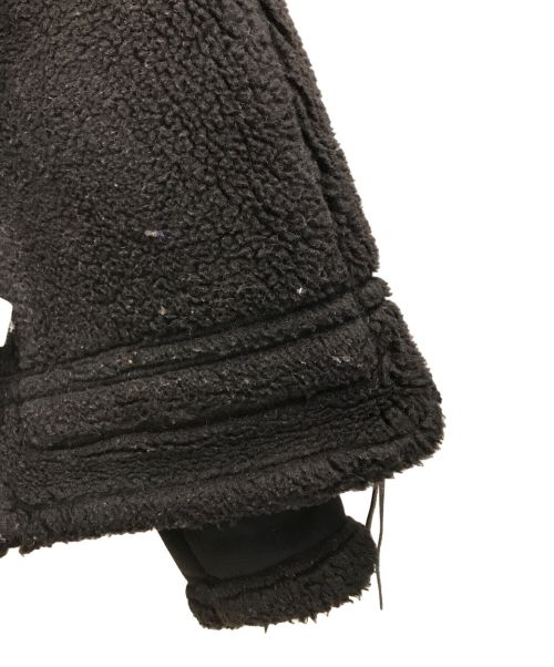 BEDWIN &THE HEARTBREAKERS（ベドウィンアンドザ ハートブレイカーズ）BEDWIN &THE HEARTBREAKERS (ベドウィンアンドザ ハートブレイカーズ) TYPE B3 FAKE MOUTON JACKET ブラック サイズ:2の古着・服飾アイテム