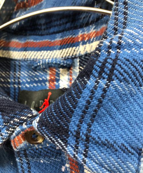 JORDAN（ジョーダン）JORDAN (ジョーダン) AWAKE (アウェイク) M J AWNY FLANNEL BLACKENED BLUE/BOARDER BLUE/SAIL ブルー サイズ:Sの古着・服飾アイテム