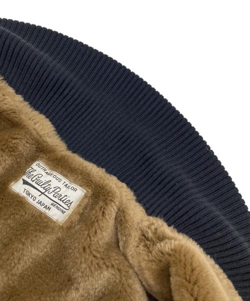 WACKO MARIA（ワコマリア）WACKO MARIA (ワコマリア) WOLF'S HEAD (ウルフズヘッド) CAR CLUB JACKET  カークラブジャケット　ウールジャケット　刺繍ジャケット　アウター　日本製 グレー サイズ:Sの古着・服飾アイテム