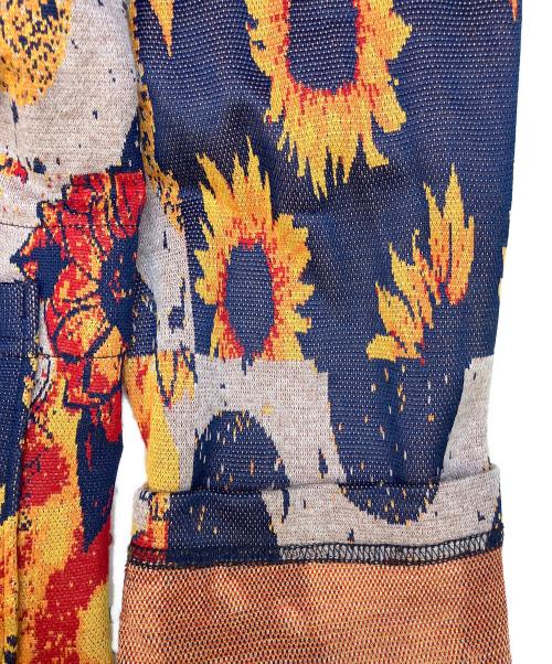 Engineered Garments（エンジニアドガーメンツ）Engineered Garments (エンジニアドガーメンツ) Knit Cardigan -Sunflower Knit- ネイビー サイズ:Sの古着・服飾アイテム