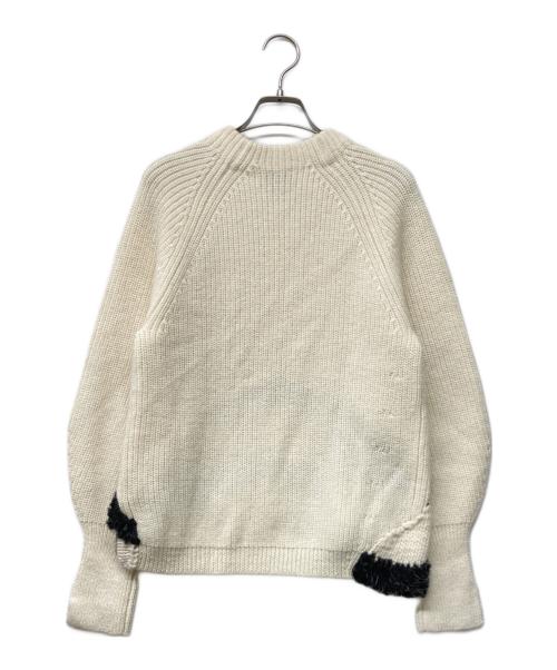 3.1 phillip lim（スリーワンフィリップリム）3.1 phillip lim (スリーワンフィリップリム) モヘヤブレンドローゲージニット オフホワイト サイズ:XSの古着・服飾アイテム
