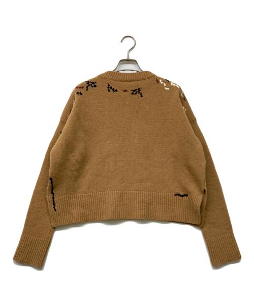 MARNI（マルニ）MARNI (マルニ) ショートウールニット ブラウン サイズ:36の古着・服飾アイテム