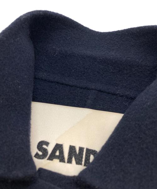 JIL SANDER（ジルサンダー）JIL SANDER (ジルサンダー) ウールクロップドジャケット ネイビー サイズ:32の古着・服飾アイテム