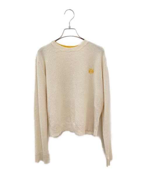 LOEWE（ロエベ）LOEWE (ロエベ) アナグラムロゴカットソー アイボリー サイズ:Mの古着・服飾アイテム