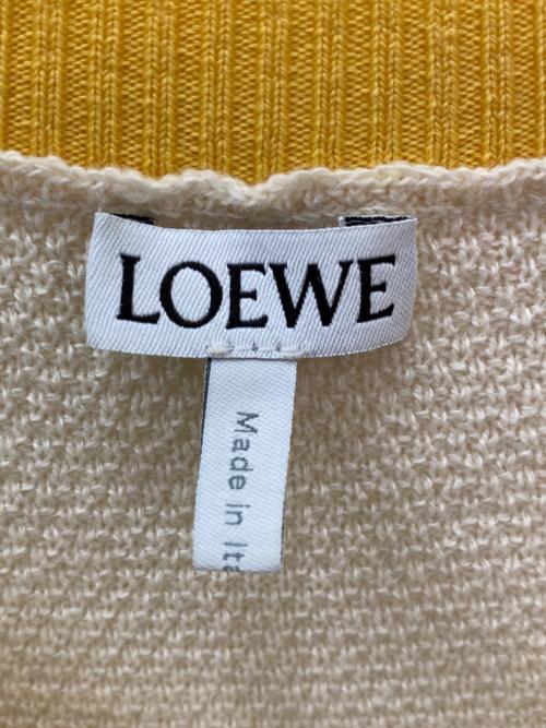 LOEWE（ロエベ）LOEWE (ロエベ) アナグラムロゴカットソー アイボリー サイズ:Mの古着・服飾アイテム