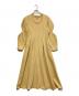LE CIEL BLEU（ルシェルブルー）の古着「Sculpted Sleeve Dress」｜イエロー