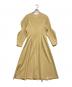 LE CIEL BLEU (ルシェルブルー) Sculpted Sleeve Dress イエロー サイズ:SIZE 36 未使用品：4000円