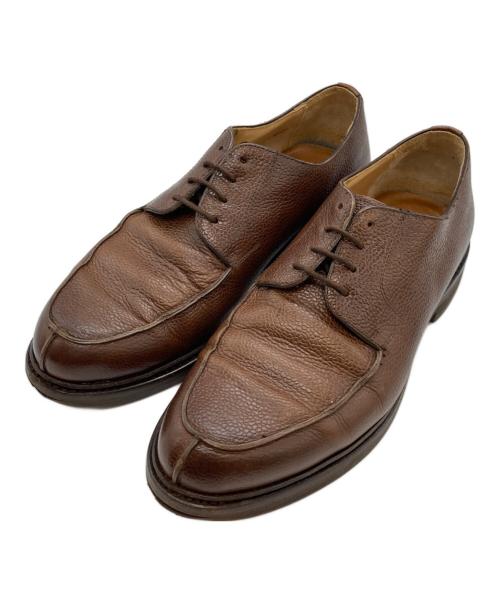 berwick（バーウィック）berwick (バーウィック) Uチップシューズ ブラウン サイズ:8の古着・服飾アイテム