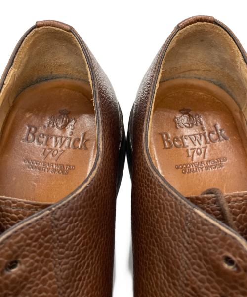 berwick（バーウィック）berwick (バーウィック) Uチップシューズ ブラウン サイズ:8の古着・服飾アイテム