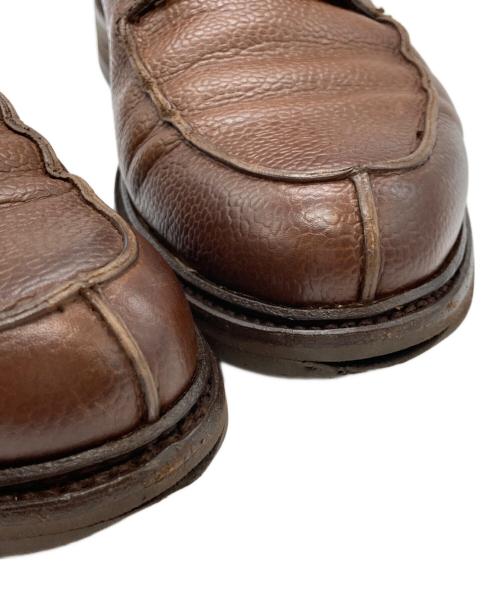 berwick（バーウィック）berwick (バーウィック) Uチップシューズ ブラウン サイズ:8の古着・服飾アイテム