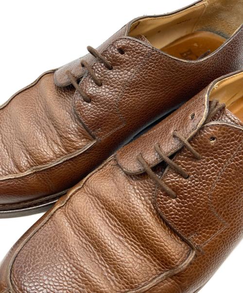 berwick（バーウィック）berwick (バーウィック) Uチップシューズ ブラウン サイズ:8の古着・服飾アイテム