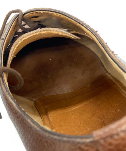 berwick（バーウィック）berwick (バーウィック) Uチップシューズ ブラウン サイズ:8の古着・服飾アイテム