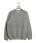 HARLEY OF SCOTLAND（ハーレーオブスコットランド）の古着「クルーネックニット　ウールニット」｜グレー