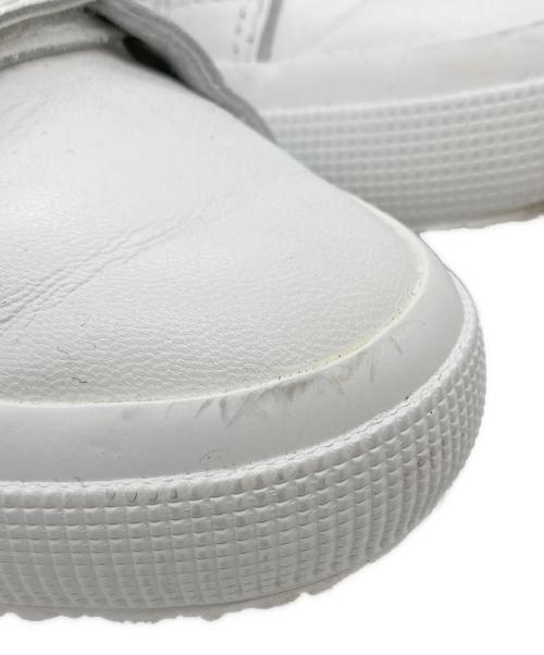 SUPERGA（スペルガ）SUPERGA (スペルガ) TOMORROW LAND (トゥモローランド) レザースニーカー ホワイト サイズ:40の古着・服飾アイテム