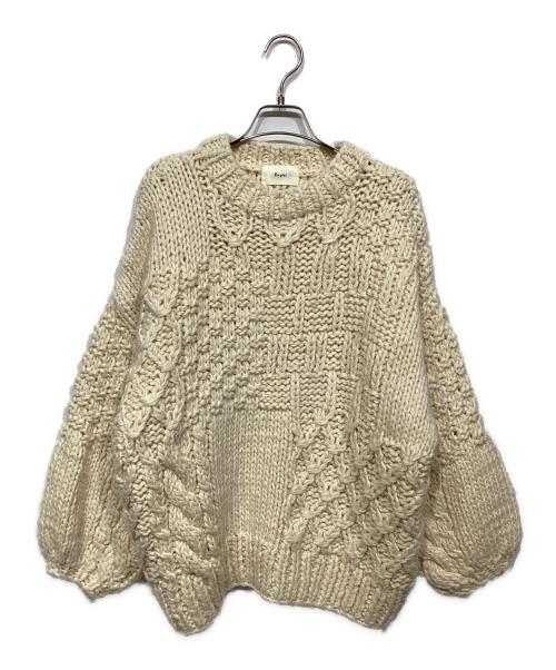 Eaphi（エフィ）Eaphi (エフィ) HAND DESIGN OVER KNIT 10108-0129 アイボリー サイズ:Freeの古着・服飾アイテム