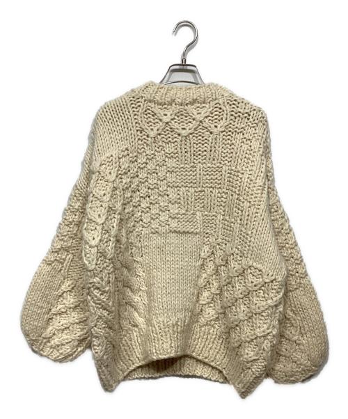 Eaphi（エフィ）Eaphi (エフィ) HAND DESIGN OVER KNIT 10108-0129 アイボリー サイズ:Freeの古着・服飾アイテム