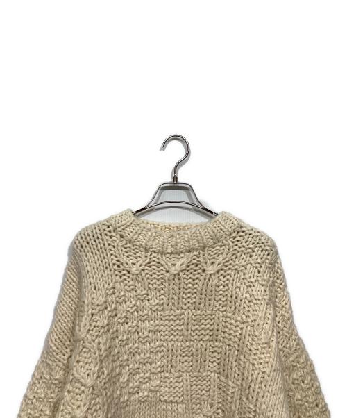 Eaphi（エフィ）Eaphi (エフィ) HAND DESIGN OVER KNIT 10108-0129 アイボリー サイズ:Freeの古着・服飾アイテム