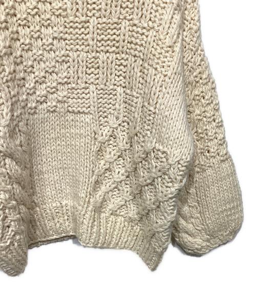 Eaphi（エフィ）Eaphi (エフィ) HAND DESIGN OVER KNIT 10108-0129 アイボリー サイズ:Freeの古着・服飾アイテム