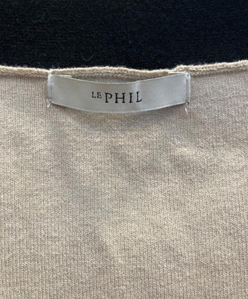 LE PHIL（ル フィル）LE PHIL (ル フィル) ラインジレ ベージュ サイズ:フリーの古着・服飾アイテム