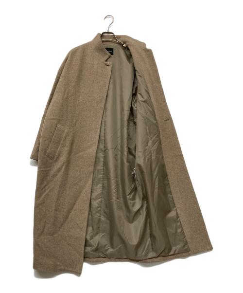 mizuiro-ind（ミズイロインド）mizuiro-ind (ミズイロインド) ウールブレンドコート ベージュ サイズ:‐の古着・服飾アイテム