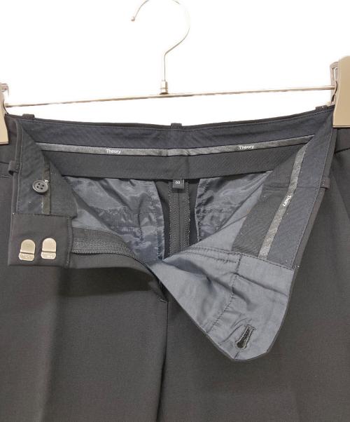 theory（セオリー）theory (セオリー) New Stretch Testra 2B ｽﾗｯｸｽﾊﾟﾝﾂ ブラック サイズ:00 未使用品の古着・服飾アイテム