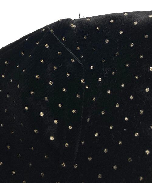 CLANE（クラネ）CLANE (クラネ) ベロアグリッターワンピース ブラック サイズ:1の古着・服飾アイテム