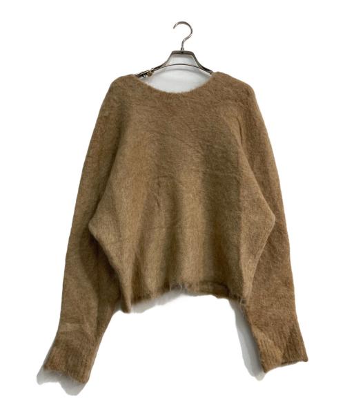 journal standard L'essage（ジャーナルスタンダード レサージュ）journal standard L'essage (ジャーナルスタンダード レサージュ) 2WAY モヘヤ混カーディガン ベージュ サイズ:FREEの古着・服飾アイテム