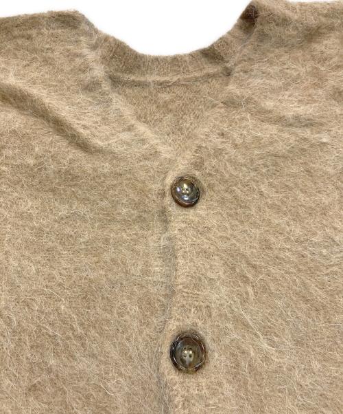 journal standard L'essage（ジャーナルスタンダード レサージュ）journal standard L'essage (ジャーナルスタンダード レサージュ) 2WAY モヘヤ混カーディガン ベージュ サイズ:FREEの古着・服飾アイテム