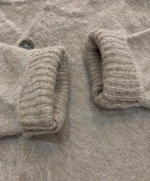 journal standard L'essage（ジャーナルスタンダード レサージュ）journal standard L'essage (ジャーナルスタンダード レサージュ) 2WAY モヘヤ混カーディガン ベージュ サイズ:FREEの古着・服飾アイテム