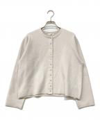IENAイエナ）の古着「24AW ダブルフェイススナップカーディガン」｜ベージュ