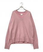 Spick and Spanスピック＆スパン）の古着「24AW カシミヤ混Vネックプルオーバー」｜ピンク