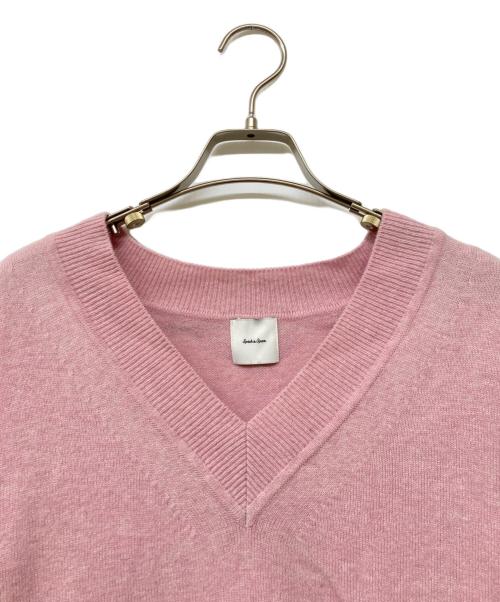 Spick and Span（スピック＆スパン）Spick and Span (スピックアンドスパン) 24AW カシミヤ混Vネックプルオーバー ピンク サイズ:‐の古着・服飾アイテム
